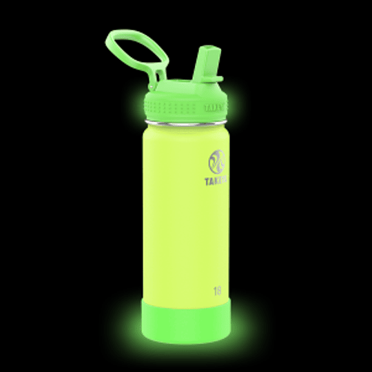 TAKEYA ACTIVES KIDS GLOW STRAW 18OZ