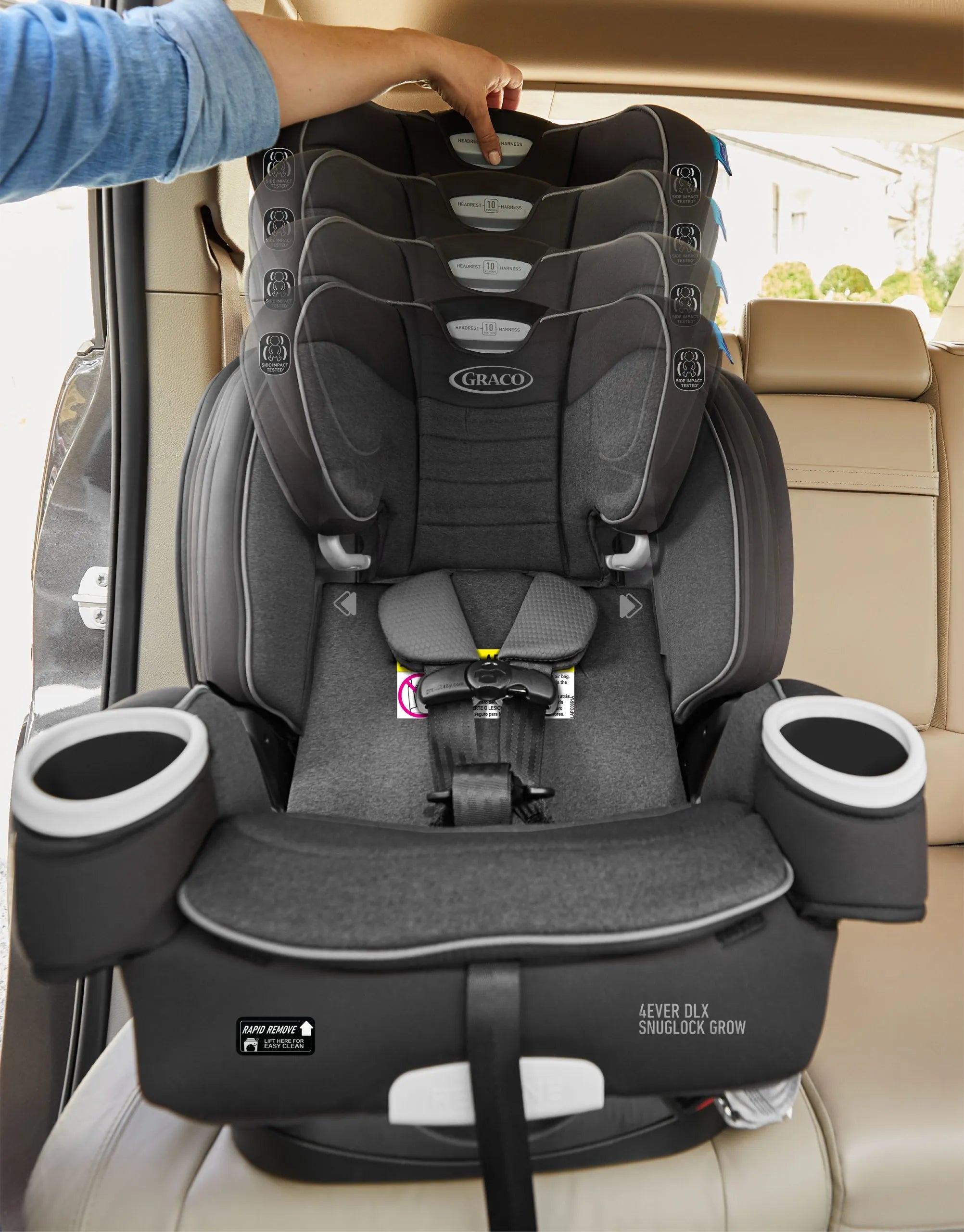 Car Seat Graco 4ever DLX SnugLock® Grow - Maison