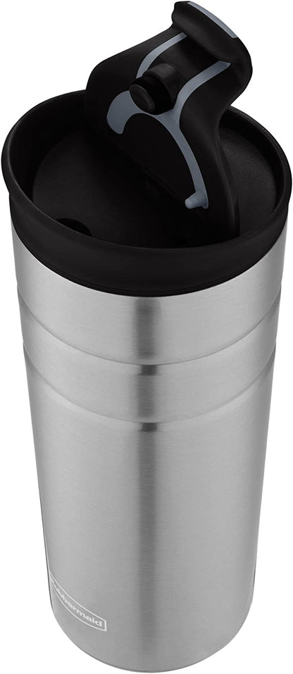 Vaso Térmico Rubbermaid Leak-Proof Tapa Negra 473ml