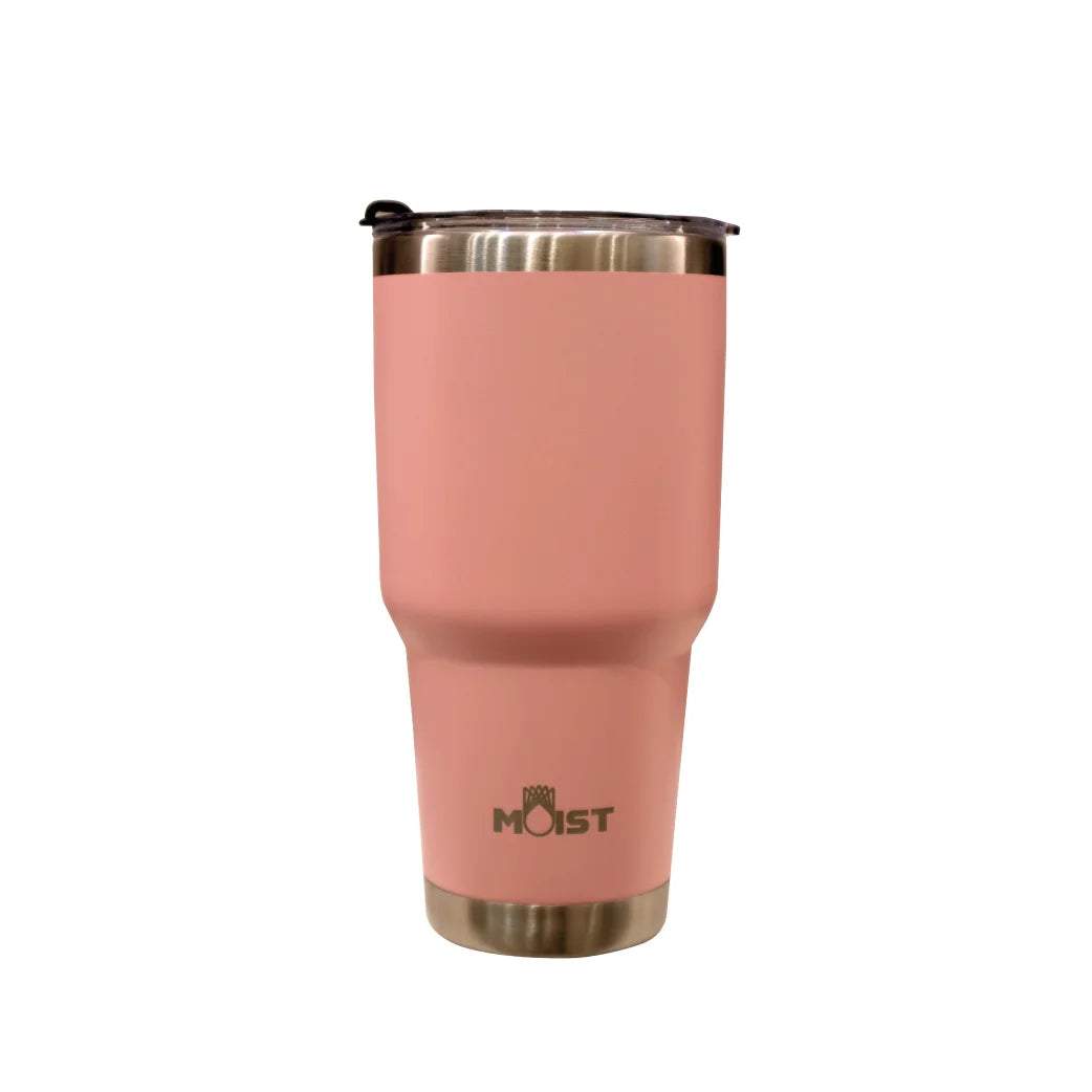 Vaso Térmico MOIST 890 ml. c/ Bombilla - Rosa Pastel