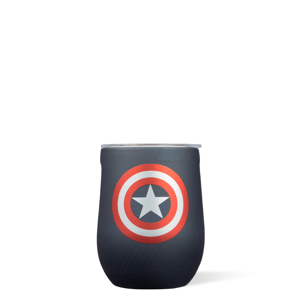 STEMLESS CUP - 12 OZ - CAPTAIN AMERICA