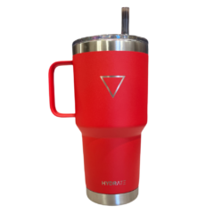 Hydrate Vaso con Agarre y Pajita 887 ml
