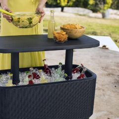 Bevy Bar 3-en-1 Simil Rattan - Image 3