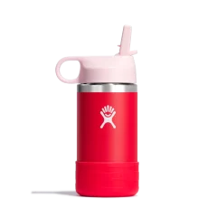 Botella Infantil Hydro Flask Wide Mouth Straw Cap and Boot 355ml/12Oz