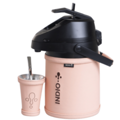 Alternative view of Indio Termo Inox 2.5L Cuero + Guampa + Bombilla