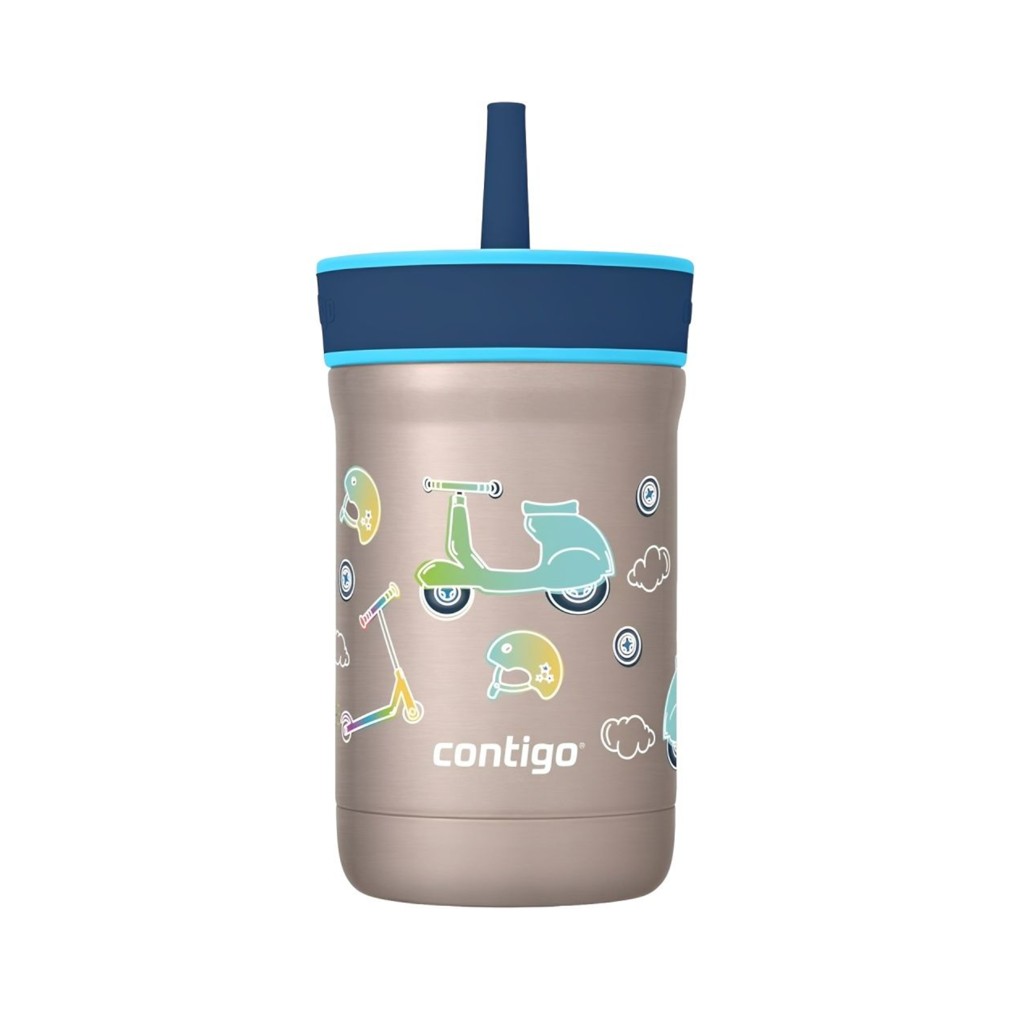 Vaso Térmico Contigo Kids con Pajita Leighton -354ml - Imagen 3