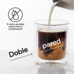 Set de 2 Tazas de Vidrio de Doble Pared Corkcicle de 355 ml - Imagen 4